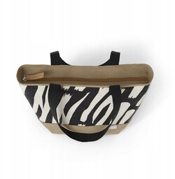 Torba MonBento termiczna na lunch Zebra lunchowa