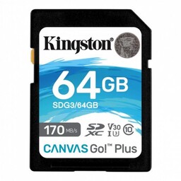 Kingston Karta pamięci SD 64GB Canvas Go Plus