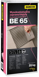 BE 65 - Wysokoelastyczna zaprawa klejąca 25 kg