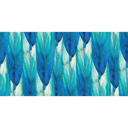 Płytka ścienna dekoracyjna Alfa-Cer LEAVES BLUE DEC. glossy