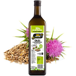 Olej z ostropestu tloczony na zimno 1L -