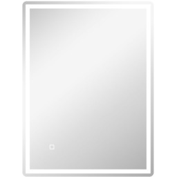 Lustro łazienkowe z oświetleniem LED Homcom 60x80x4cm., kolor