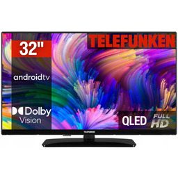 Telewizor 32'' Qled Telefunken D32Q751X2CW AndroidTV DVBT2 FullHD