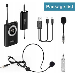 Bezprzewodowy zestaw słuchawkowy z mikrofonem system głośników