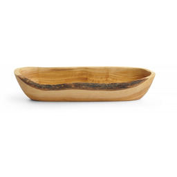 Hendi Miska podłuz na z drewna oliwnego 300x95x(h)60mm