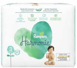 Pampers Pure Harmonie Pieluchy Midi 3 (6-10 kg)