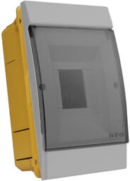 Rozdzielnica podtynkowa 4 modułowa IP40 szara M-L 970.04