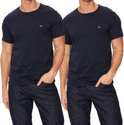 Emporio Armani t-shirt koszulka męska granatowa 2 sztuki