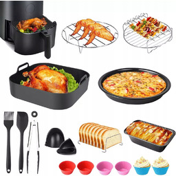 Zestaw Akcesoriów Do Frytownic Beztłuszczowej Materiał Spożywczy 16SZT