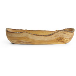 Hendi Miska podłuz na z drewna oliwnego 400x90x(h)80mm