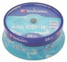 Płyta CD-R 700MB 52x VERBATIM 25szt