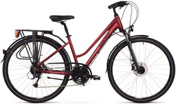 Rower Kross TRANS 5.0 D rubinowy 28" 2024