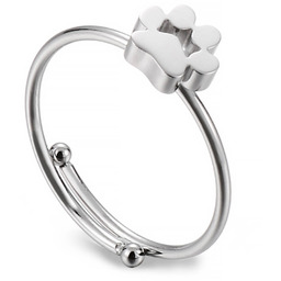 Regulowany Pierścionek ze Stali Szlachetnej Łapa