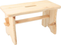 ČistéDřevo Stołek drewniany 39 18,5 21 cm