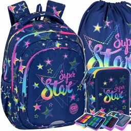 Zestaw Plecak Szkolny Dla Dziewczynki Stars Gwiazdki Coolpack