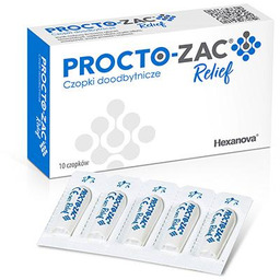 Procto-Zac Relief czopki, 10 szt.