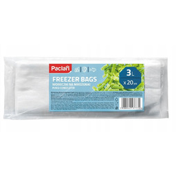 Paclan Woreczki do mrożenia 3L 20 szt.