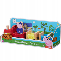 Peppa Pig Zestaw z figurką Drewniany pociąg