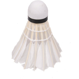 Lotki do badmintona Vivo piórowe białe 6szt C-100