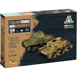 Italeri 25768 1:56 Zestaw do budowania włoskich czołgów