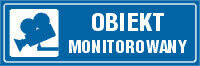 AW023 Piktogram "Obiekt monitorowany" twarda płyta