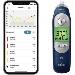 Braun IRT6575 Termometr douszny łączący się z aplikacją