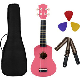 MUSICMATE Ukulele U-03 PinkTunes Różowy