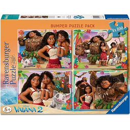 Kinderpuzzle 4x100 Teile - Disney Vaiana 2 -