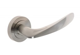 Klamka drzwiowa KUCHINOX GOA z rozetą okrągłą nikiel