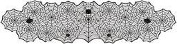 Folat 23898 Dekoracyjny bieżnik na stół Happy Halloween