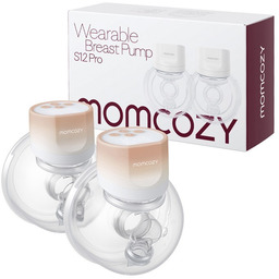 Laktator podwójny Momcozy S12 pro (Różowo-pomarańczowy)