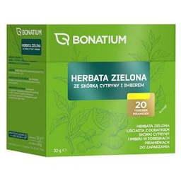 Bonatium Herbata zielona ze skórką cytryny i imbirem,