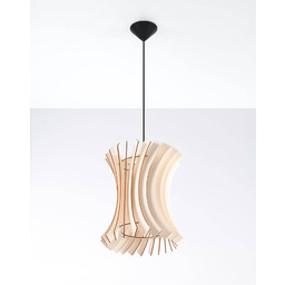 Sollux Lighting Lampa wisząca ORIANA SL.0642 naturalne drewno