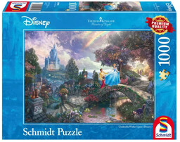 Puzzle 1000 PQ Kopciuszek Disney T.Kinkade 106296 -