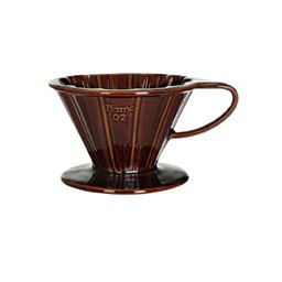 Ceramiczny żebrowany drip Tiamo z uchem V02 -