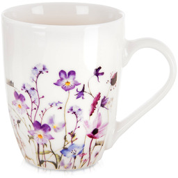 Kubek porcelanowy kwiaty LOUKA 360 ml