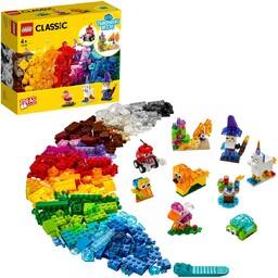 LEGO Classic, Kreatywne przezroczyste klocki, 11013