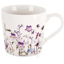 Kubek porcelanowy kwiaty LOUKA 430 ml