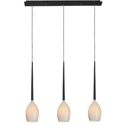 AZzardo Lampa wisząca Izza 3 AZ2320 biała oprawa
