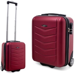 Mała Ekskluzywna Walizka Turystyczna RGL HC520 BORDOWA 50x35x20