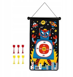 Magnetyczna gra w rzutki Roboty zabawka zręcznościowa 4