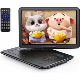 Przenośny Odtwarzacz Podróżny LCD 15,5" DVD CD Usb