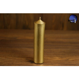 Świeca z wosku 11x3cm - złota
