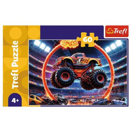TREFL Puzzle Monster Truck 17404 (60 elementów)