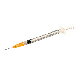 BD PLASTIPAK 1 ml Strzykawka tuberkulinowa z igłą