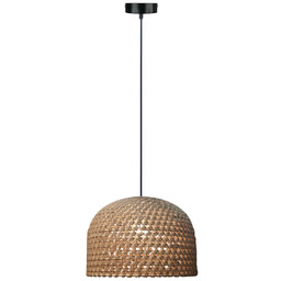 Rattanowa lampa wisząca Kanso 50 cm jasne drewno