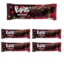 PAPITA BROWNIE WIŚNIA 40G Intensywny Smak Czekolady