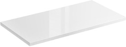 Blat łazienkowy 80 cm biały połysk (CAPRI WHITE