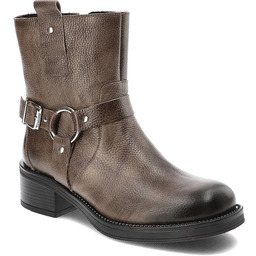 Armodo Brązowe Botki Modne Kowbojki Damskie