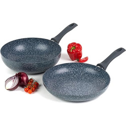 Russell Hobbs COMBO-4840A Nightfall Stone 2-częściowy zestaw patelni